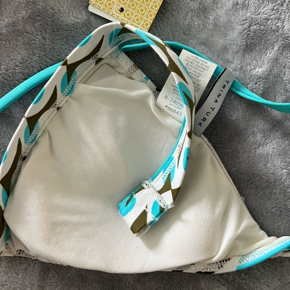 NWT Trina Turk printed string bikini separates  | Removable padding top size M - Picture 11 of 12